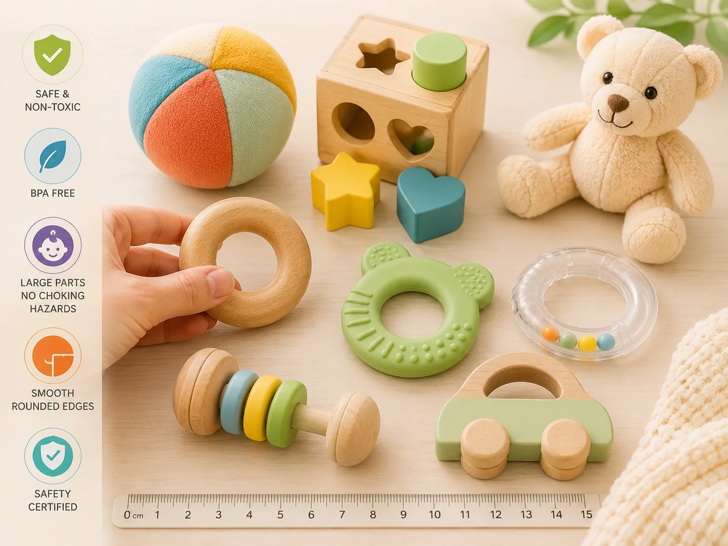 Baby toy safety tips for 0-12 months